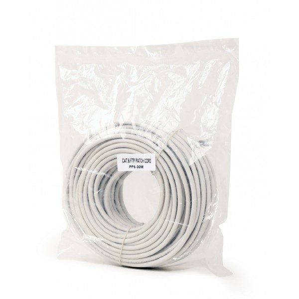 CABLEXPERT FTP CAT6 PATCH CORD GRAY SHIELDED 30M