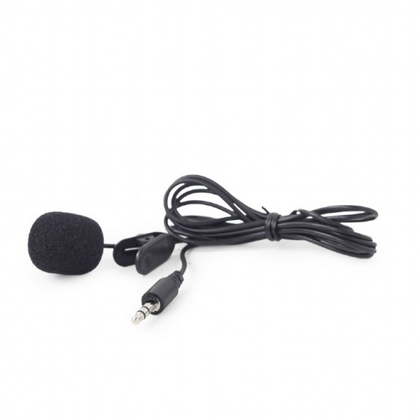 GEMBIRD CLIP-ON 3,5MM MICROPHONE BLACK