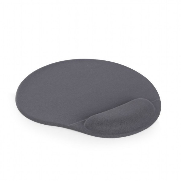 GEMBIRD GEL MOUSE PAD WITH WRIST REST GREY