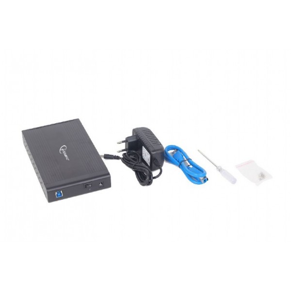 GEMBIRD EXTERNAL USB 3.0 3.5'' ENCLOSURE BLACK