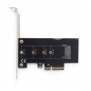 GEMBIRD M.2 SSD ADAPTER PCI-EXPRESS ADD-ON CARD WITH EXTRA LOW-PROFILE BRACKET