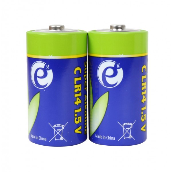 ENERGENIE ALKALINE C-CELL BATTERY 2-PACK