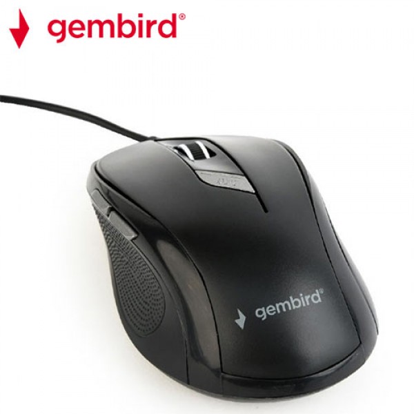 GEMBIRD USB OPTICAL MOUSE BLACK