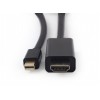 CABLEXPERT MINI DISPLAYPORT TO HDMI 4K CABLE 1.8M