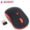 GEMBIRD WIRELESS OPTICAL MOUSE BLACK/RED