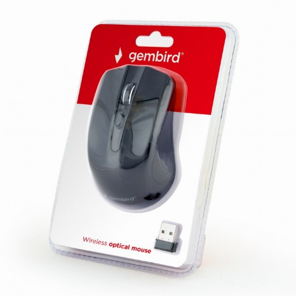 GEMBIRD WIRELESS OPTICAL MOUSE BLACK