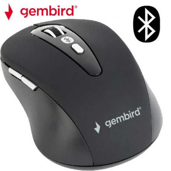 GEMBIRD BLUETOOTH 6-BUTTON MOUSE BLACK