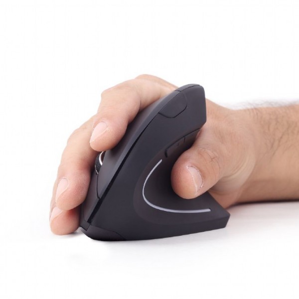 GEMBIRD WIRELESS ERGONOMIC 6-BUTTON OPTICAL MOUSE BLACK