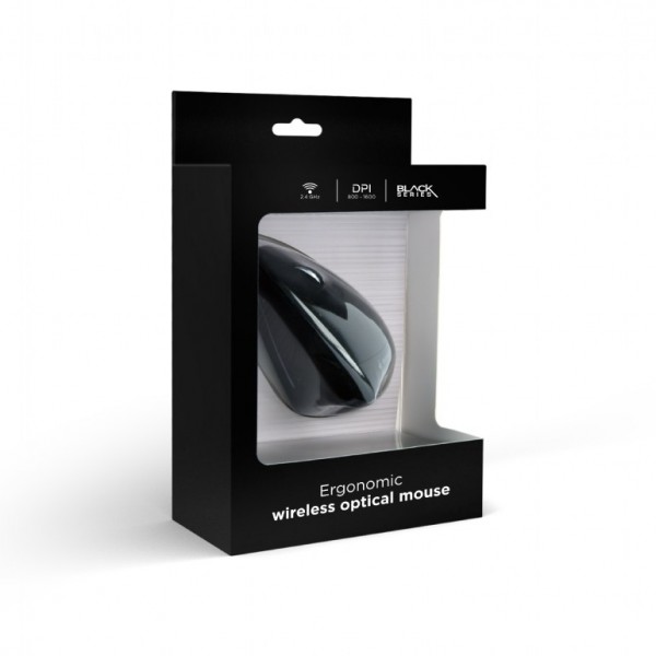 GEMBIRD WIRELESS ERGONOMIC 6-BUTTON OPTICAL MOUSE BLACK