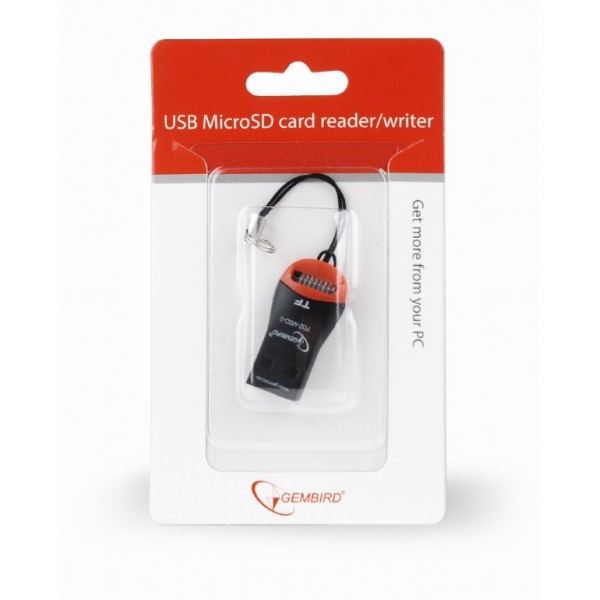 GEMBIRD USB MICROSD CARD READER/WRITER