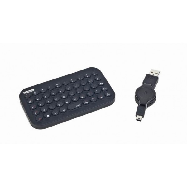 GEMBIRD BLUETOOTH MINI KEYBOARD 49KEYS US LAYOUT BLACK