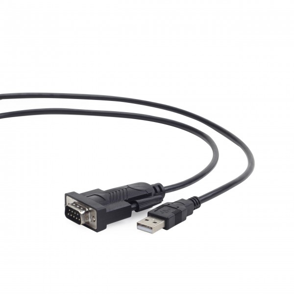 CABLEXPERT USB TO DB9M SERIAL PORT CONVERTER CABLE BLACK 1,5M