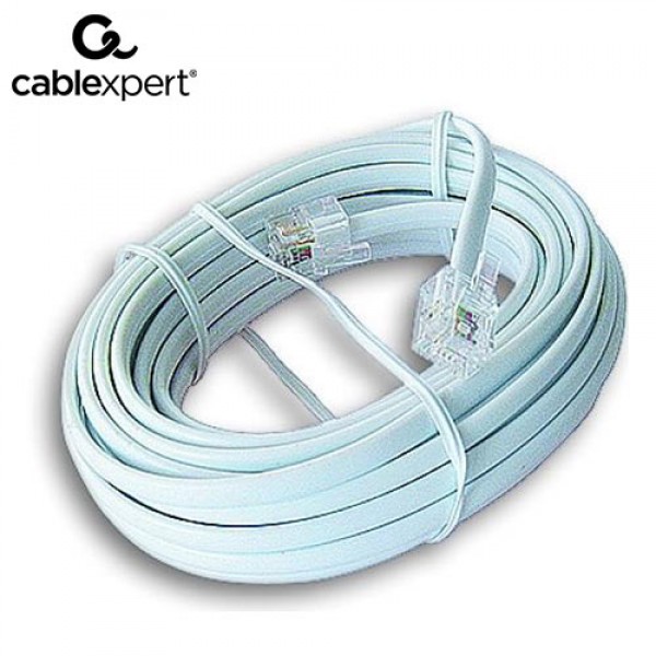 CABLEXPERT TELEPHONE CORD 6P4C 10M