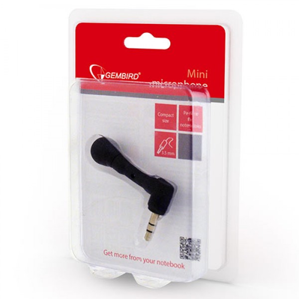 GEMBIRD MINI MICROPHONE BLACK