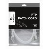 CABLEXPERT FTP CAT6 PATCH CORD WHITE SHIELDED 1M