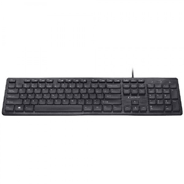 GEMBIRD MULTIMEDIA CHOCOLATE KEYBOARD USB US LAYOUT BLACK