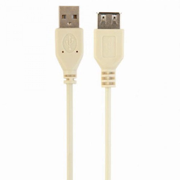 CABLEXPERT USB 2,0 EXTENSION CABLE 0,75M WHITE