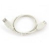 CABLEXPERT USB 2,0 EXTENSION CABLE 0,75M WHITE