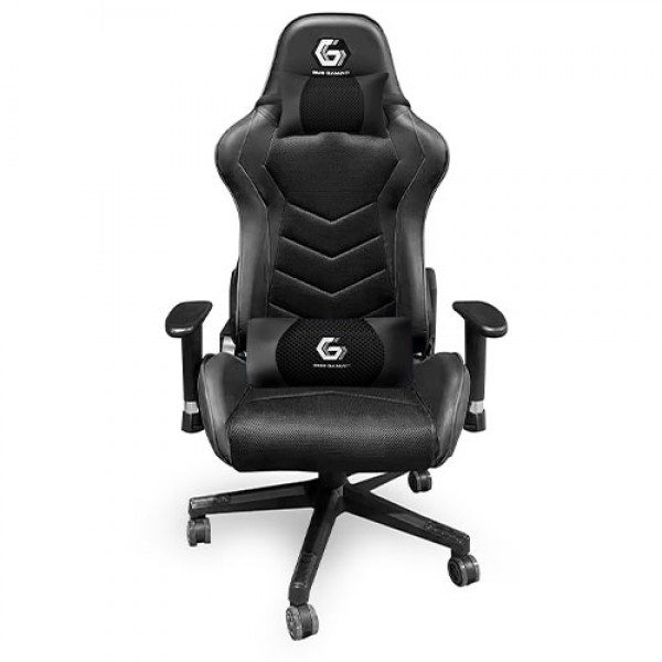 GEMBIRD GAMING CHAIR LEATHER BLACK