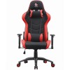 GEMBIRD GAMING CHAIR LEATHER BLACK/RED