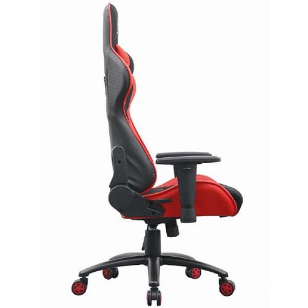 GEMBIRD GAMING CHAIR LEATHER BLACK/RED