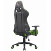 GEMBIRD GAMING CHAIR LEATHER BLACK/GREEN