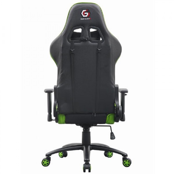 GEMBIRD GAMING CHAIR LEATHER BLACK/GREEN