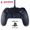 GEMBIRD WIRED VIBRATION GAME CONTROLLER FOR PC/PS4 BLACK