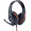 GEMBIRD GAMING HEADSET WITH VOLUME CONTROL PC/PS4 ORANGE-BLACK