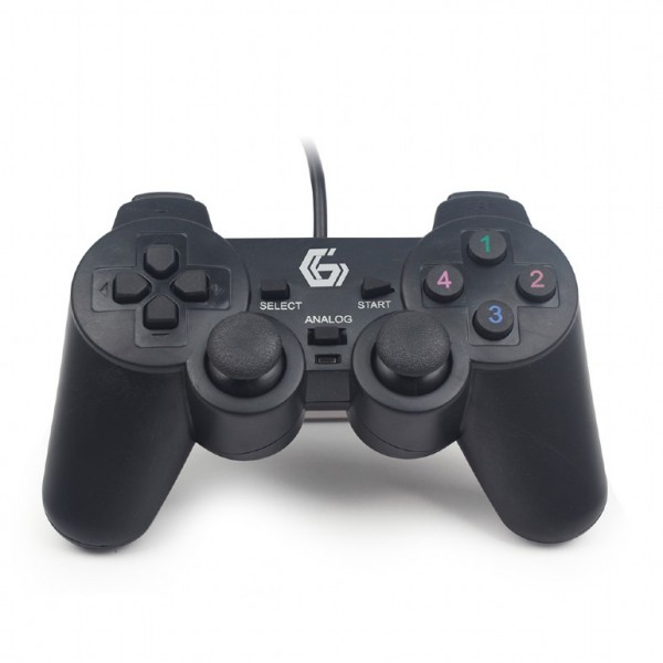 GEMBIRD DUAL USB 2.0 VIBRATION GAMEPAD FOR PC