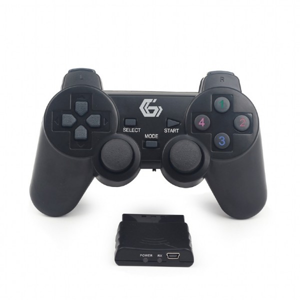 GEMBIRD WIRELESS DUAL VIBRATION GAMEPAD PS2/ PS3 / PC