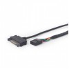 GEMBIRD INTERNAL USB CARD READER/WRITER WITH SATA PORT BLACK