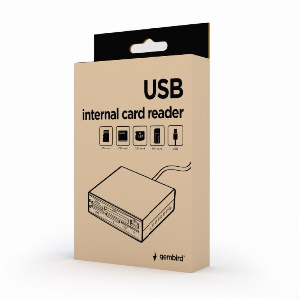 GEMBIRD INTERNAL USB CARD READER/WRITER BLACK