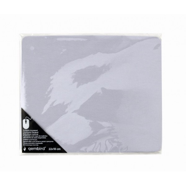 GEMBIRD PRINTABLE MOUSEPAD WHITE SIZE SMALL