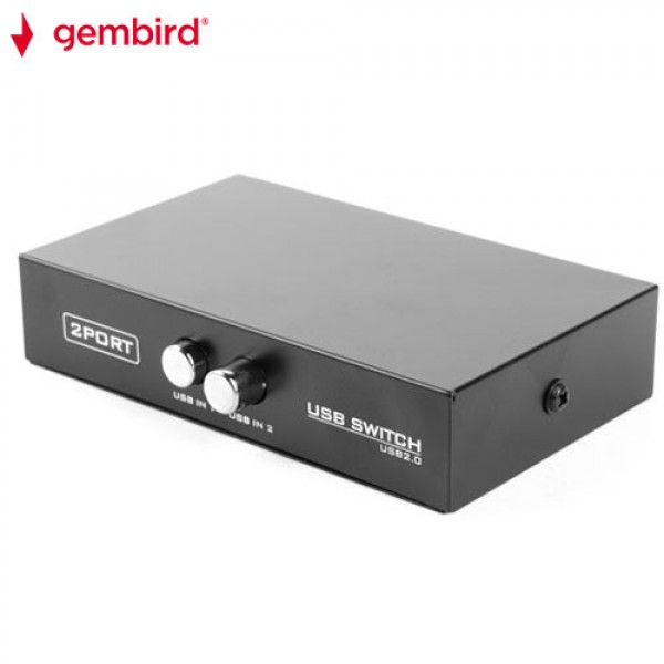 GEMBIRD 2-PORT MANUAL USB SWITCH