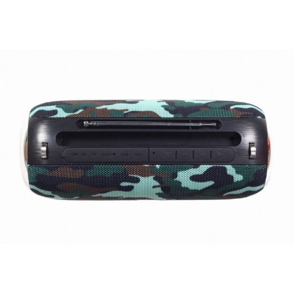 GEMBIRD PORTABLE BLUETOOTH SPEAKER WITH ANTENNA CAMO