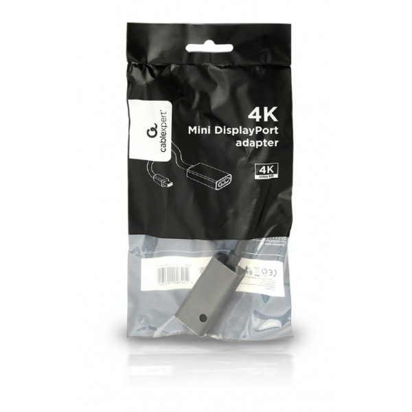 CABLEXPERT 4K MINI DISPLAYPORT ADAPTER BLACK