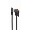 CABLEXPERT HDMI TO DVI CABLE PREMIUM SERIES 4K 1,8M RETAIL PACK