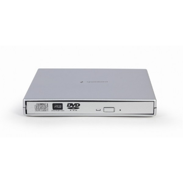 GEMBIRD EXTERNAL USB DVD DRIVE SILVER