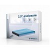 GEMBIRD USB 3.0 2.5' ENCLOSURE BRUSHED ALUMINUM BLUE