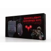 GEMBIRD 2-IN-1 BACKLIGHT USB GAMING DESKTOP KIT 'IVAR TWIN'