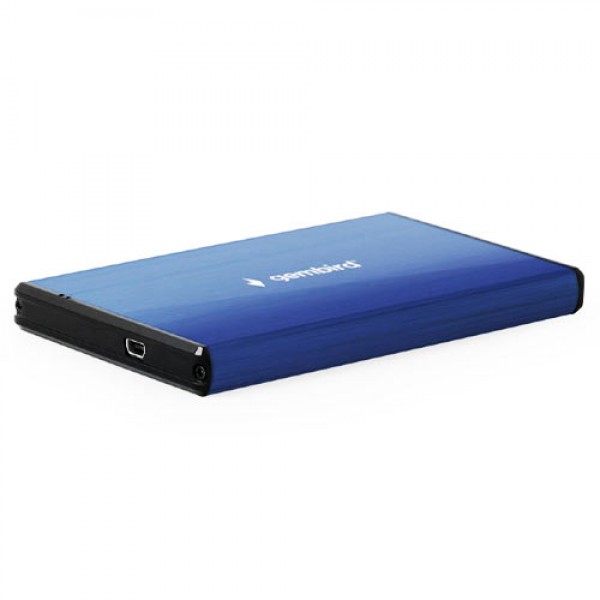 GEMBIRD USB 3.0 2.5' ENCLOSURE BRUSHED ALUMINUM DEEP BLUE