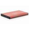 GEMBIRD USB 3.0 2.5' ENCLOSURE BRUSHED ALUMINUM PINK