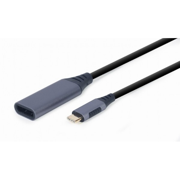 CABLEXPERT USB TYPE-C TO DISPLAYPORT FEMALE ADAPTER SPACE GREY RETAIL PACK