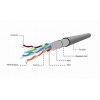 CAT 5e FTP LAN OUTDOOR CABLE SOLID AWG24 COPPER (0.51MM) GEL FILLED BLACK COLOR, 305M