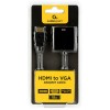 CABLEXPERT HDMI TO VGA ADAPTER CABLE SINGLE PORT BLACK