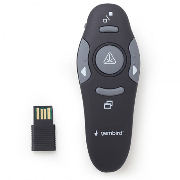 GEMBIRD WIRELESS PRESENTER WITH LASER POINTER