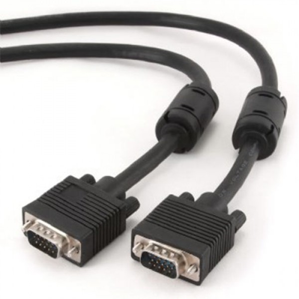 CABLEXPERT PREMIUM VGA HD 15M/HD15M DUAL SHIELDED W/2 X FERRITE CORE 30M