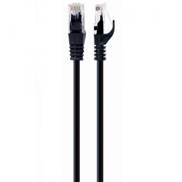 CABLEXPERT UTP CAT6 PATCH CORD 0.5M BLACK