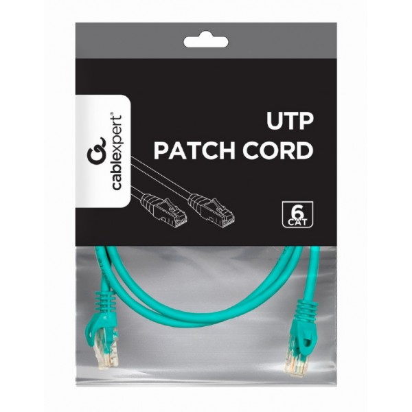 CABLEXPERT UTP CAT6 PATCH CORD 2M GREEN